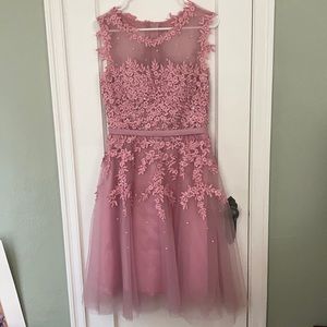 Pink Tulle Party Dress